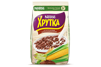 Готовый завтрак Хрутка Шоколадные Колечки 210гр.