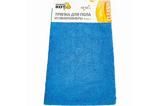 Салфетка из микрофибры для пола 50*60см  Рыжий кот