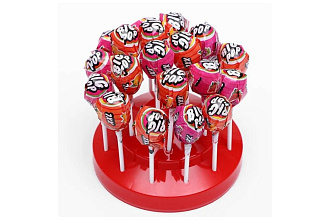 Карамель леденцовая на палочке BIG POP ассорти фрук.в дроже 17гр