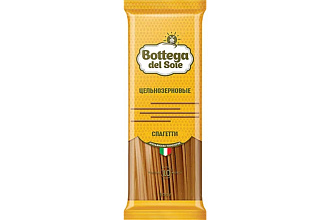 Макаронные изделия Спагетти Цельнозерновые 500гр Bottega del Sole 