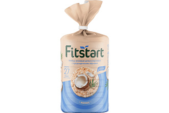 Хлебцы Fitstart рисовые Кокос 100г