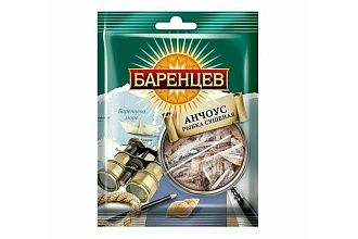 Анчоус сушено-вяленый 20г Баренцев 