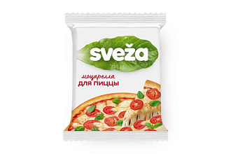 Сыр полутвердый Моцарелла для пиццы  Sveza 40% 200г