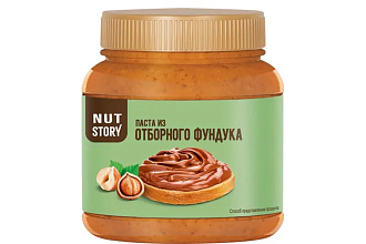 Паста Ореховая из отборного фундука, 270гр. Nut story