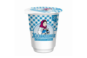 Продукт Сметанный 20% 400гр. Хозяюшка