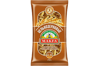 Макаронные изделия Макфа Цельнозерновые Спирали 450гр. 