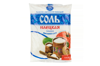 Соль Илецкая пищевая, в/с., 1 кг.